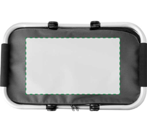 Polyester (320-330 gr/m²) shopping basket.